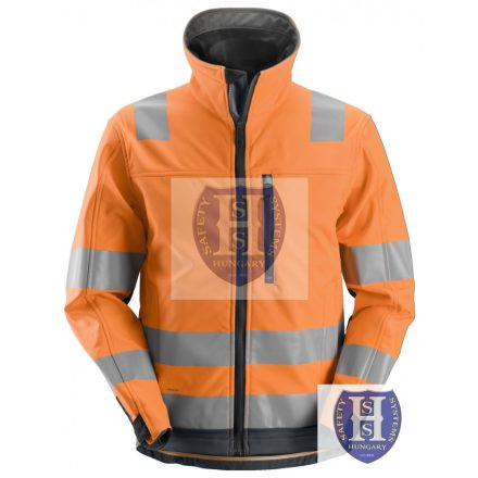 Snickers, AllroundWork, High-Vis Softshell dzseki CL3
