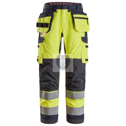 Snickers, ProtecWork,munka nadrág Equal Leg Pockets Class 2